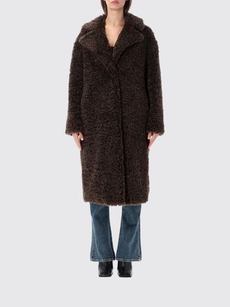 Stand Studio Coat Woman color Brown