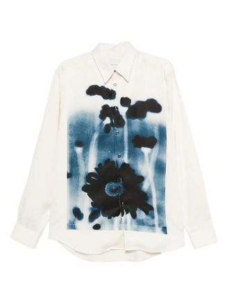 Paul Smith Camicia a fiori - Bianco
