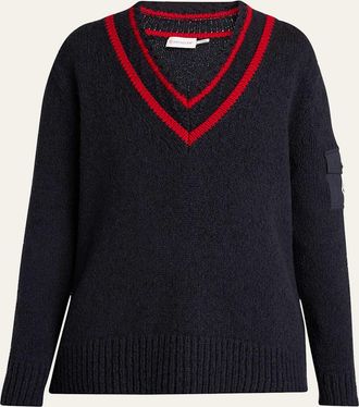 Moncler V-Neck Sweater
