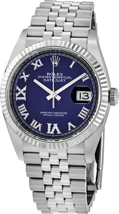 Rolex Datejust 36 Automatic Aubergine Diamond Dial Ladies Jubilee Watch 126234AURDJ