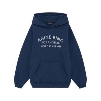 Anine Bing Dames, Sweatshirts & Hoodies, Blauw, Maat: XS