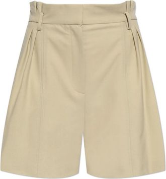 Iro Carrina Shorts - Dames - Bermuda - Beige - L - Wol - Korte Broeken