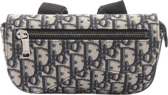 Dior Pre-owned Dior Oblique Canvas Saddle Arm Pouch Ladies DLFP1PNZUBNNFPJ5