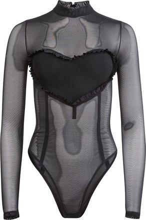 Fleur du Mal Body con ruches - Nero