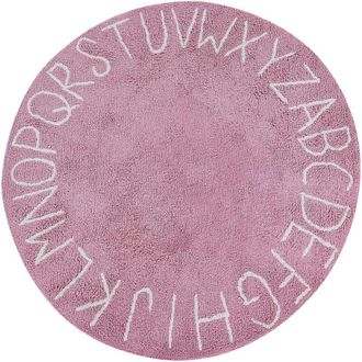Beliani Kids Rug VURGUN Pink &oslash; 120 cm Cotton