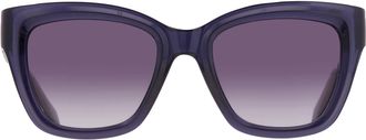 Just Cavalli Blue Gradient Square Ladies Sunglasses SJC148 07FK 52