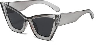 Generic Mens Outdoor Driving Sunglasses Womens Shopping And Commuting Decorative Sun Glasses(Grey)