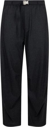Iceberg Broek met logodetail - Heren - Broeken - Grijs - Maat: S Wol