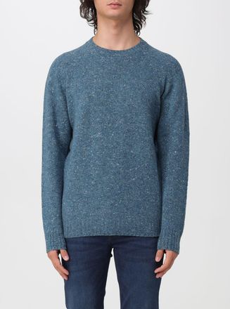 Drumohr Maglia girocollo a maniche lunghe in misto lana vergine e cashmere