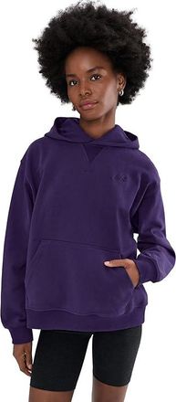 New Balance Athletics French Terry Hoodie Womens Clothing Boysenberry : XL, Cotton/Terry
