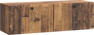 vidaXL Mueble Para Tv De Pared Madera Envejecida 98 X 31 X 30 Cm Vidaxl