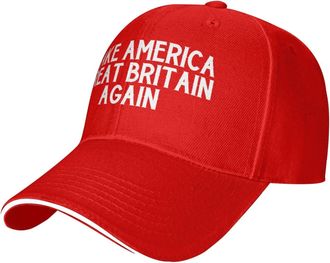 Generic Make America Great Britain Again Mens Baseball Cap Unisex Peak Cap Sun Protection Trucker Hat for Activities Outdoor Golf