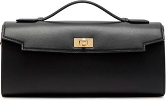 Anya Hindmarch Mortimer Saffiano Leather Clutch - Black - One Size