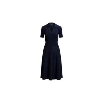 Ralph Lauren Dames, Jurken, Blauw, Maat: XS Viscose