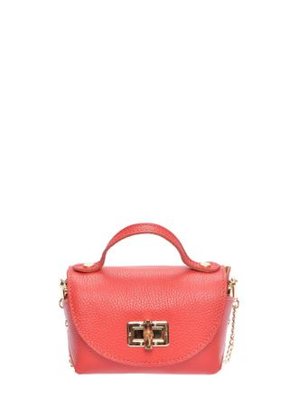 Anna Luchini Rood Rundleer Tas