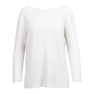 Fabiana Filippi Truien & Vesten, Dames, Wit, L, Wol, Maglione Cannettato Lamé