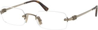 Miu Miu Glasses, unisex, Black, Size: 52 MM MU 50Yv Optical Frame