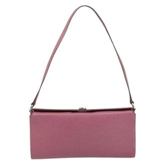Ferragamo Pre-owned Shoulder Bag - Dames - Pre-owned - Roze - Maat: ONE Size Leer