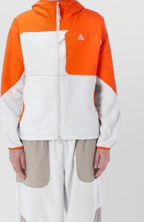 Nike polyester hooded fleece jacket