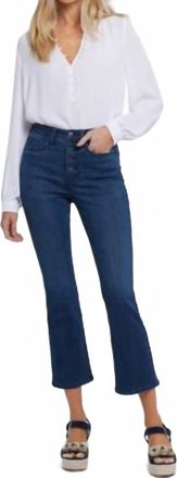 NYDJ Billie Mini Bootcut Ankle Jeans In Ibiza Blue