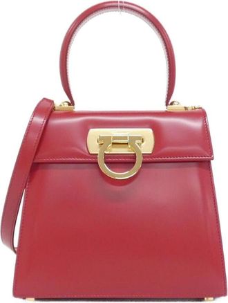 Ferragamo Leather Handbag (Pre-Owned)