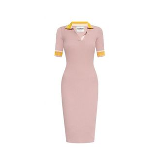 Iceberg Gebreide Jurk voor Vrouwen - Dames - Kleedjes - Roze - L - Polyester - Kleedjes