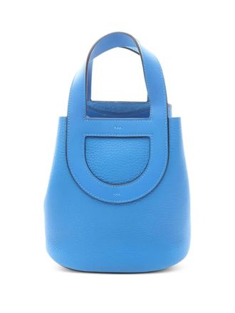 Hermès 2024 Loop 18 leather tote bag - women - Calf Leather - One Size - Blue