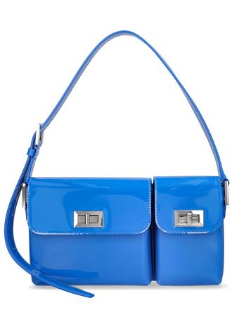 by FAR Billy Patent Leather Shoulder Bag