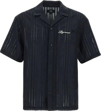 Represent Camicia con logo ricamato - Nero