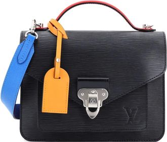 Louis Vuitton Neo Monceau Handbag Epi Leather satchel - Black