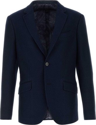 Etro Etro Navy Blue Jersey Jacket