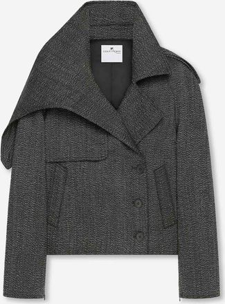 Courrèges Short Wool Coat
