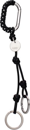 Jil Sander Portachiavi Donna Metallo Argento/Nero