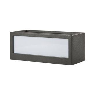 Lucande Lucande L&aacute;mpara De Pared Exterior tame En Negro Aluminio