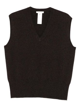 The Row V-neck sleeveless pullover - Brown
