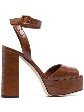 Giuseppe Zanotti Tarifa sandalen met open neus - Bruin