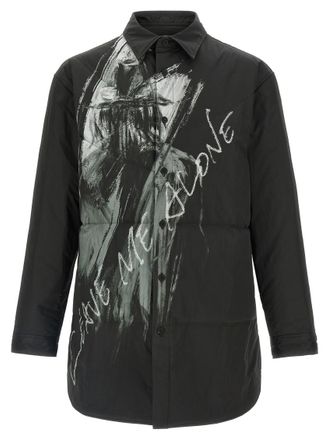 Yohji Yamamoto Black Padded Overshirt