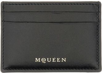 Alexander McQueen Card Holder With Logo-Donna