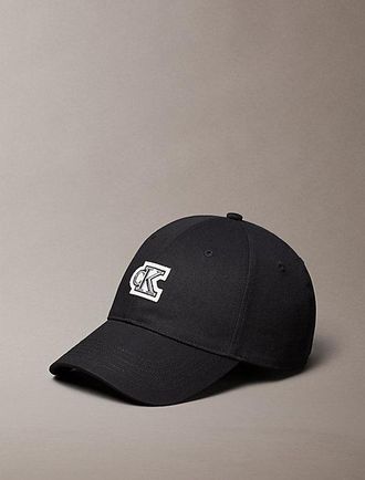 Calvin Klein Twillkatoenen pet met logo