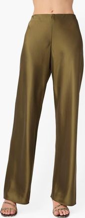Cami NYC Bristol Satin Pants in Grove at Nordstrom, Size Xx-Small