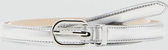 Mango Cintura metallizzata fibbia argento - Donna - XL - MANGO