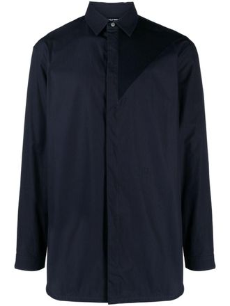 A-Cold-Wall* long-sleeve cotton shirt - Blue