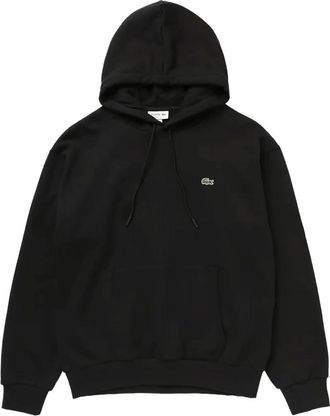 Lacoste Fleece Hoodie - Heren - Sweatshirts & Hoodies - Zwart - Maat: L Fleece