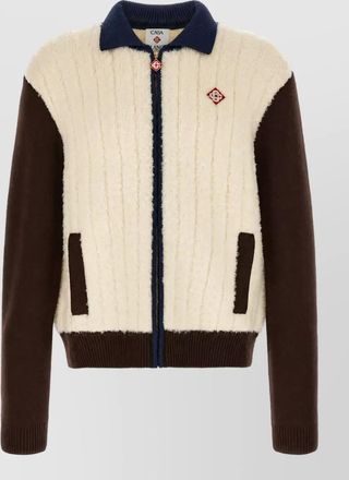 Casablanca wool zip jacket