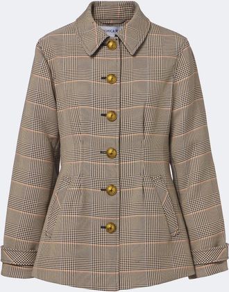 Veronica Beard Severine Prince of Wales check jacket