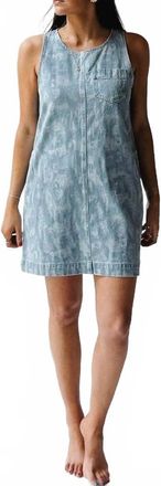 Suncoo Casey Mini Dress In Blue