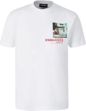 Dsquared2 Uomo, Top, Bianco, 2Xl, new