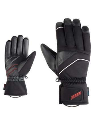 Ziener Skihandschuhe ZIENER GEFION-Z AS PR glove man, Herren, Gr. 10.5, schwarz, Materialmix, Handschuhe Skihandschuhe