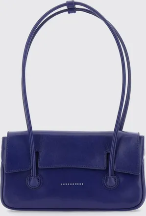 Marge Sherwood Mini borsa a spalla in pelle bovina liscia con doppio manico