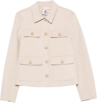 Semicouture Blazers - Dames - Zomerjassen - Beige - L - Jassen